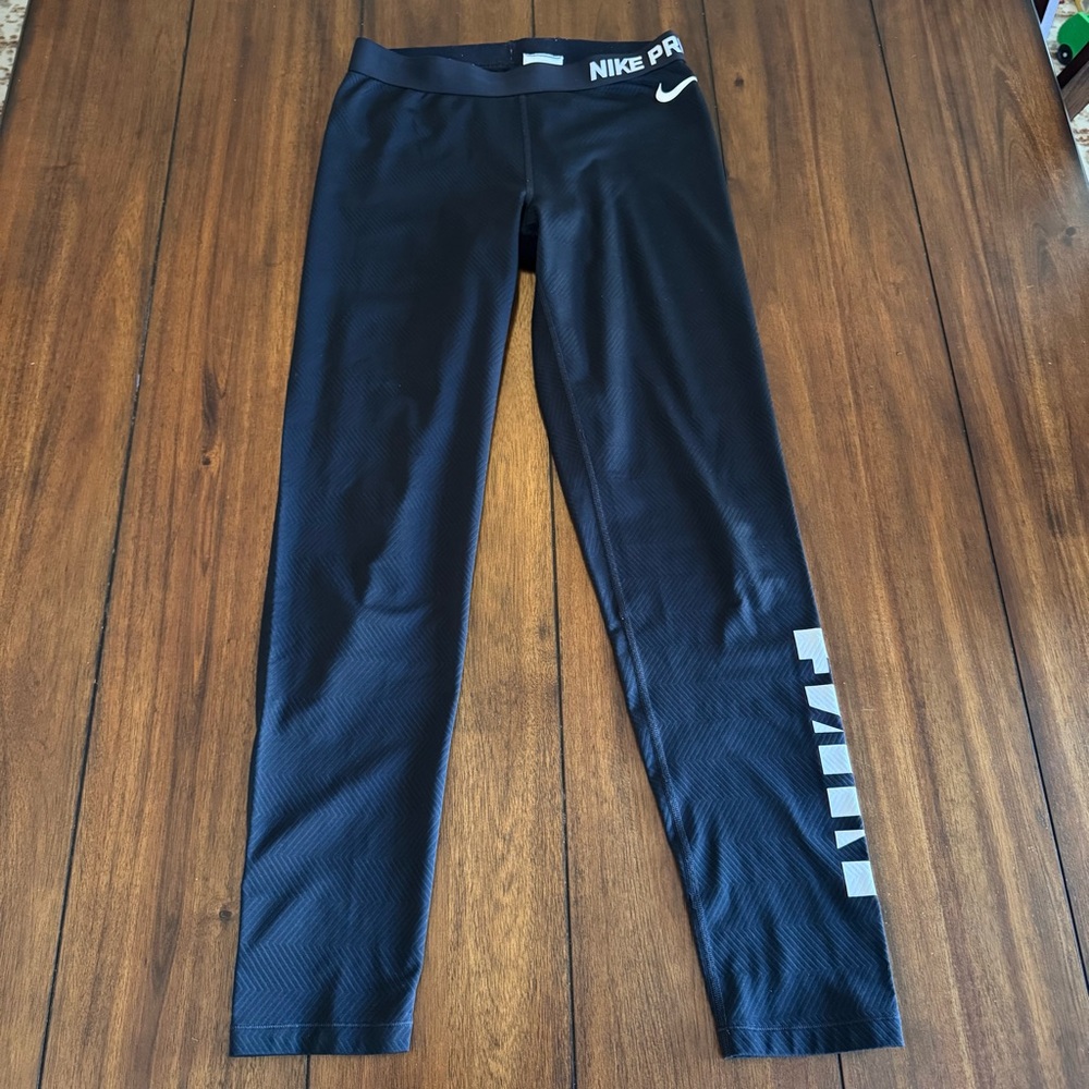 Nike Women’s Pro Dri-Fit Training Running Pants Leggings Size Large Full Length